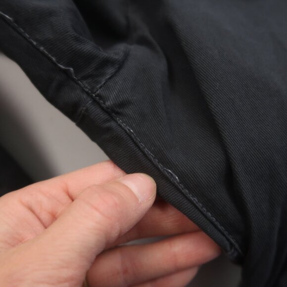 Nili Lotan Paris Pants in Washed Black Size 4 Baggy Drop Crotch - Picture 7 of 13